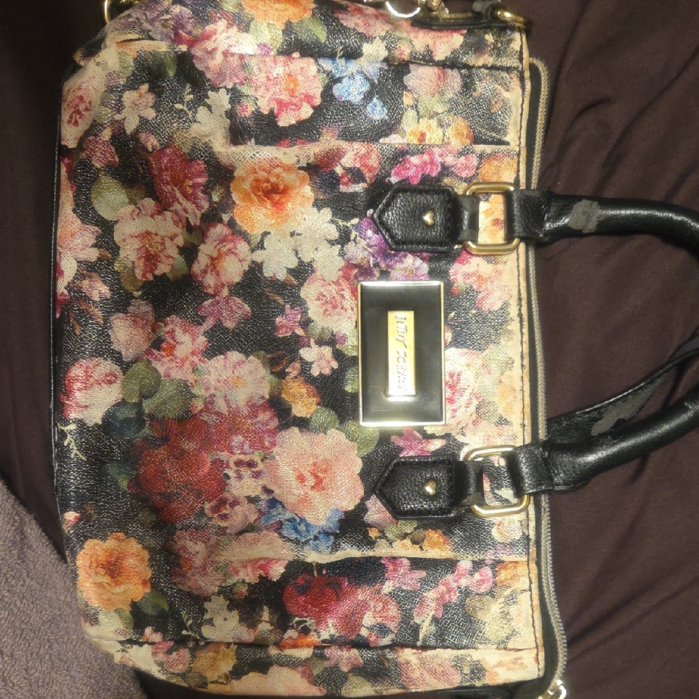 Betsey Johnson Multicolor Floral Satchel